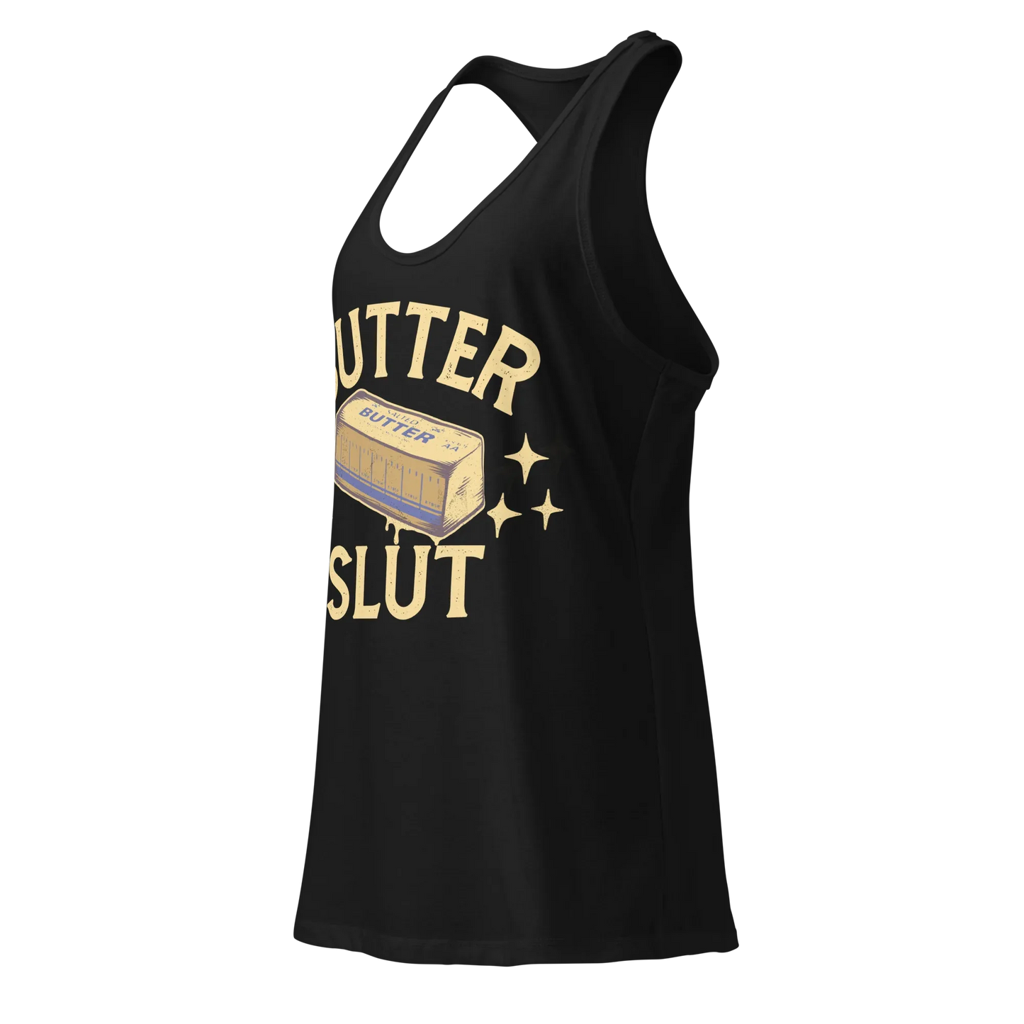 Butter Slut Women’s fitted racerback tank top