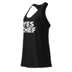 Yes Chef Women’s Fitted Racerback Tank Top