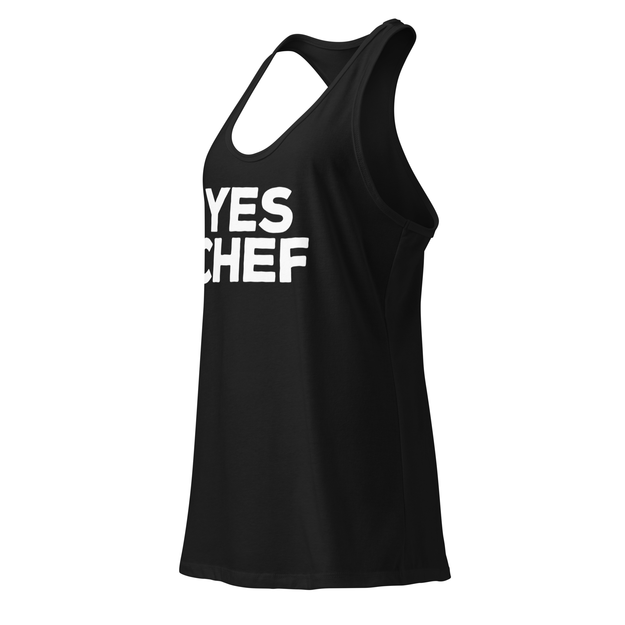 Yes Chef Women’s Fitted Racerback Tank Top