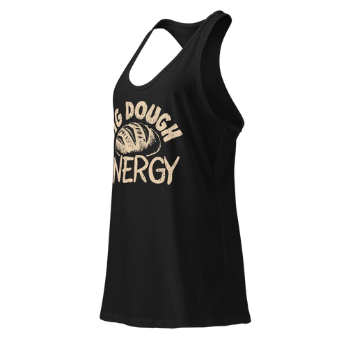 Big Dough Energy Women’s Fitted Racerback Tank Top
