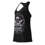 Flour Dusted & Feral Women’s Fitted Racerback Tank Top
