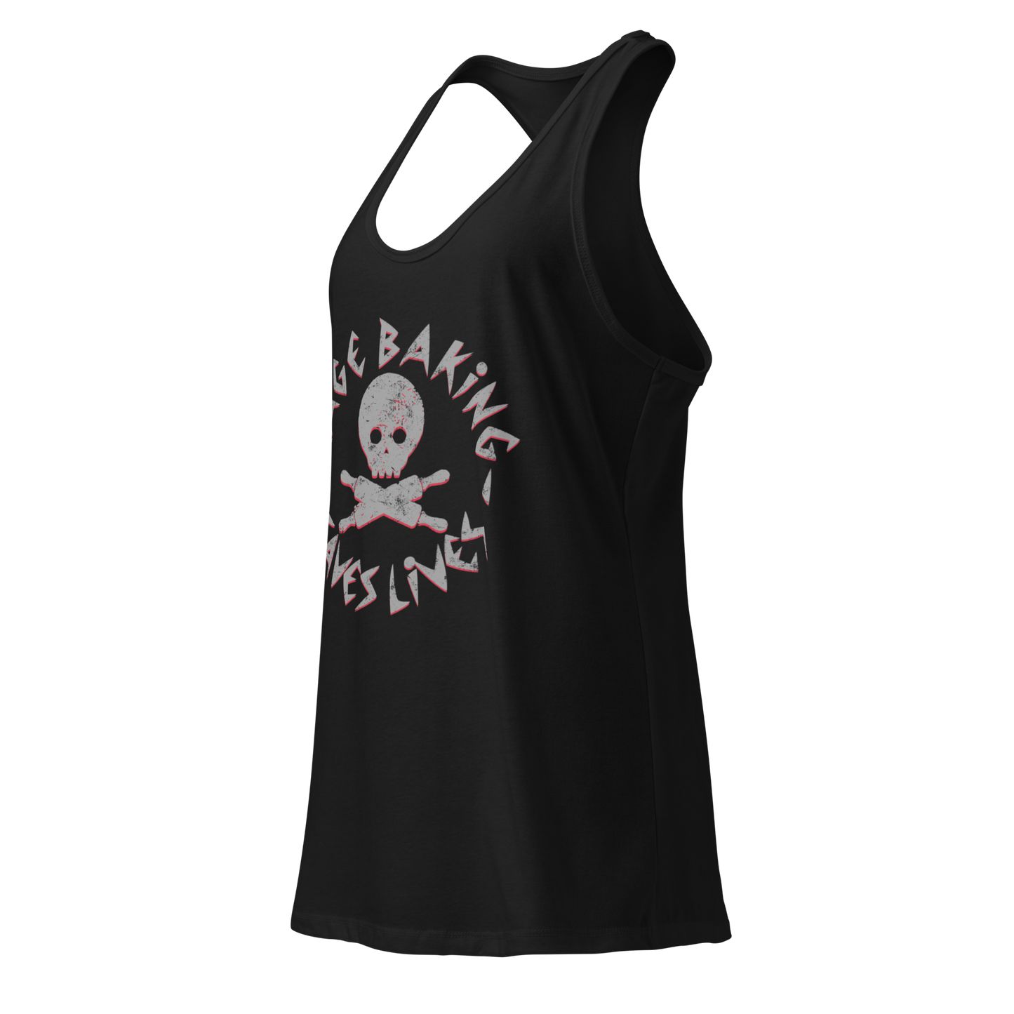 Rage Baking Y2K Women’s Fitted Racerback Tank