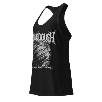 Sourdough Death is Eternal Women’s Fitted Racerback Tank Top