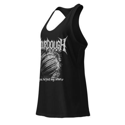 Sourdough Bury Me Women’s Fitted Racerback Tank Top