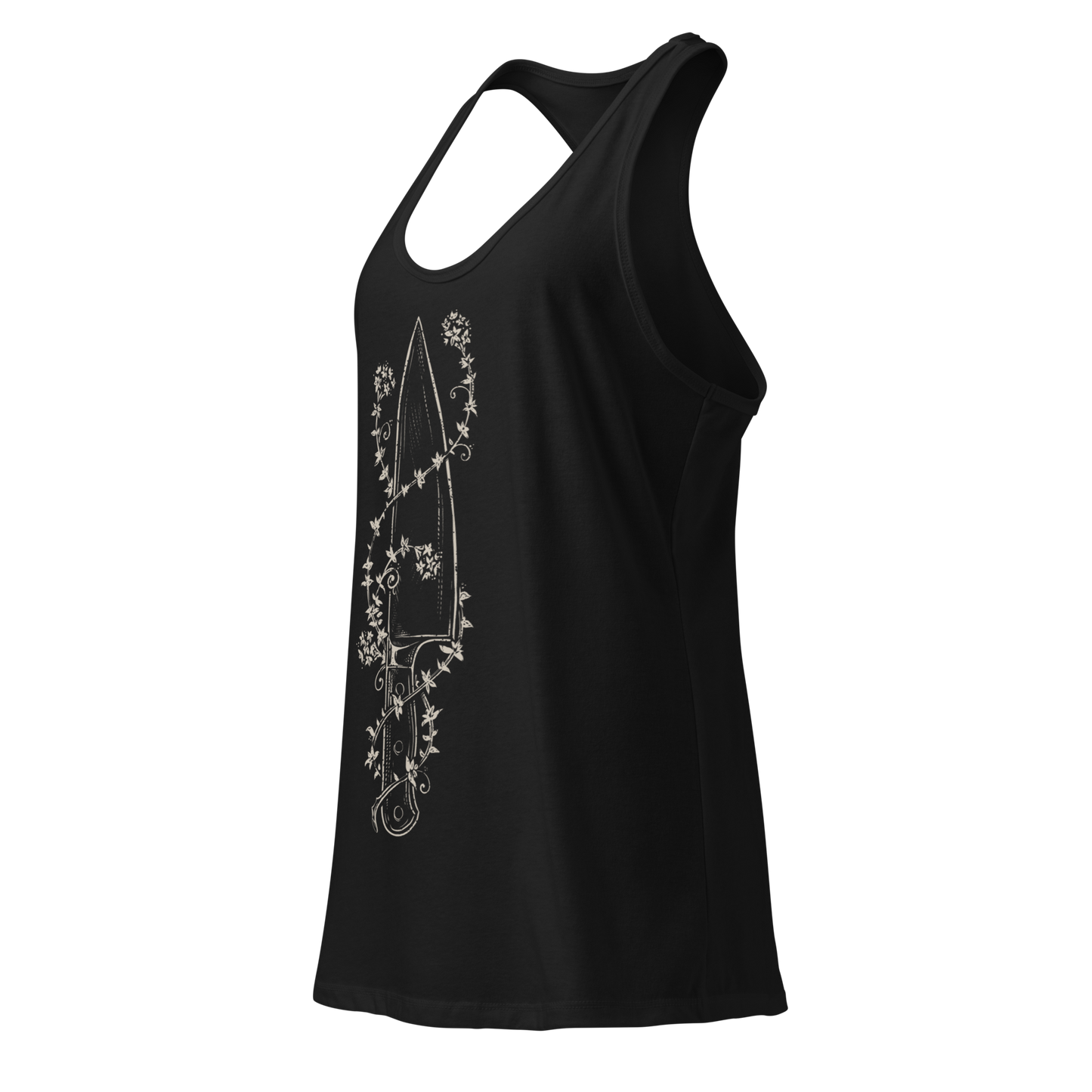 Chef Knife Thyme Women’s Fitted Racerback Tank Top