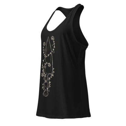 Chef Knife Thyme Women’s Fitted Racerback Tank Top