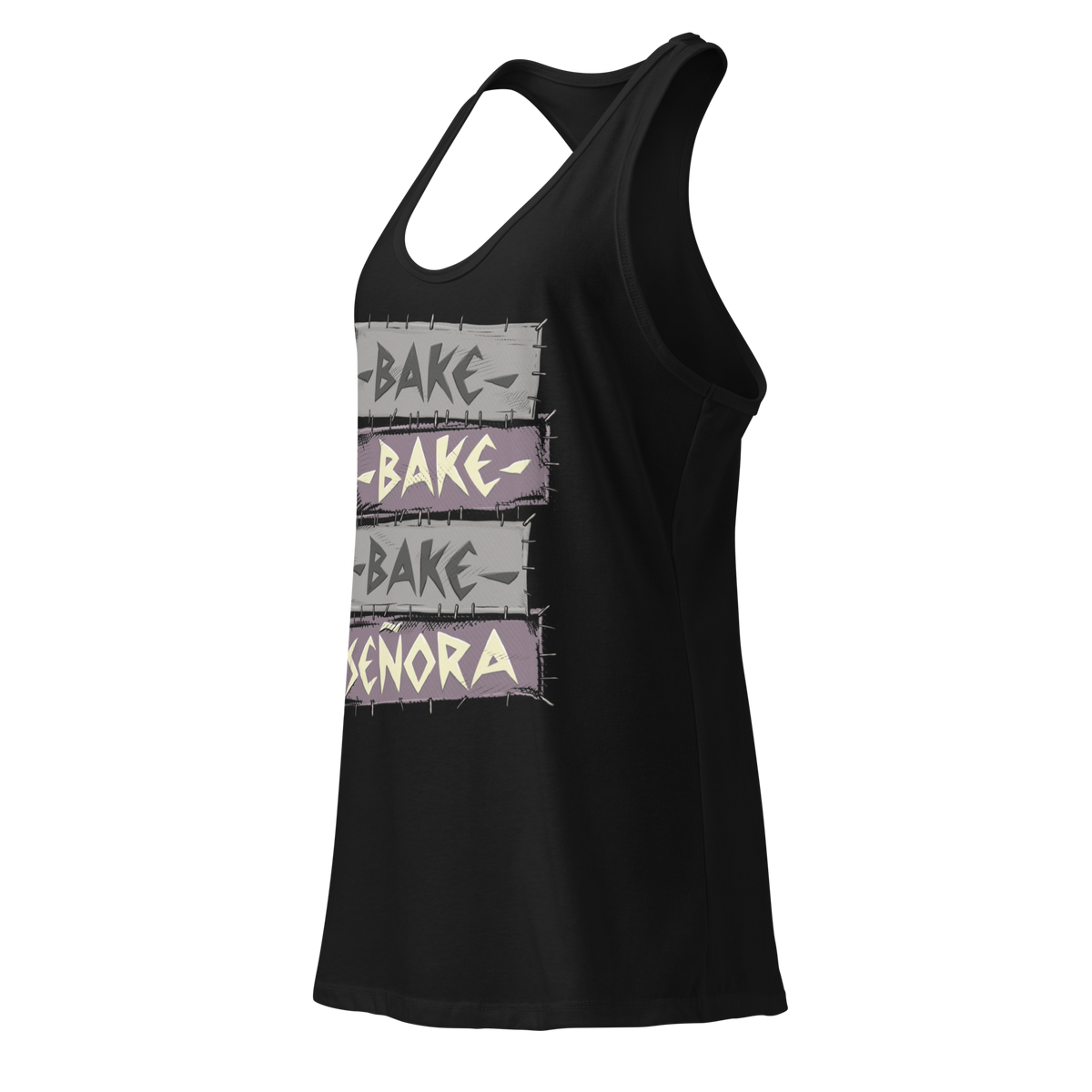 Bake Senora Women’s Fitted Racerback Tank Top