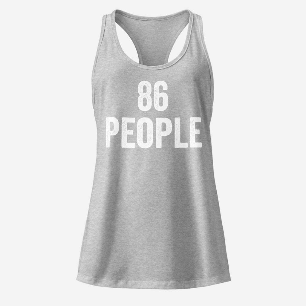86 People Women’s Fitted Racerback Tank Top - Odd Chef