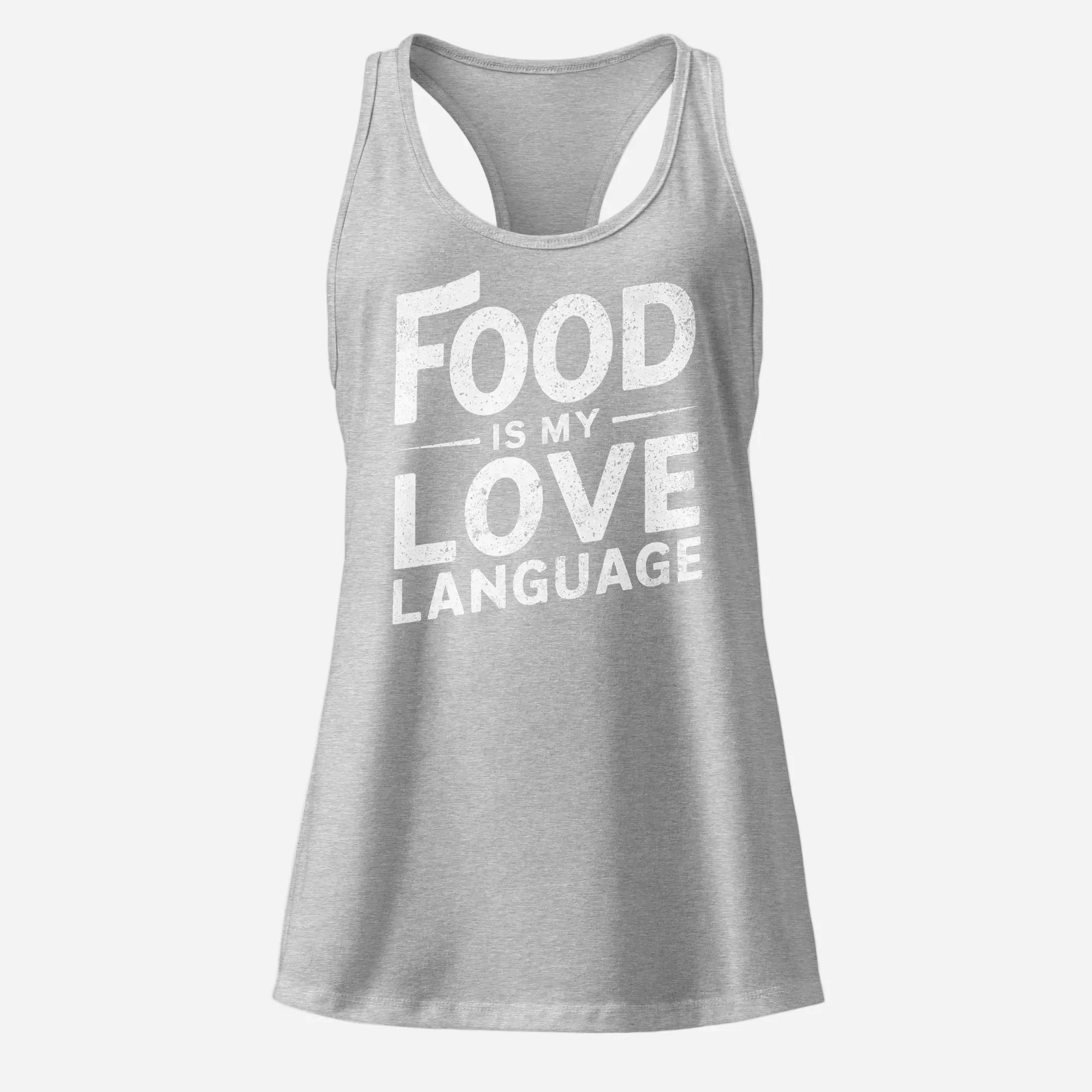 Food is my Love Language Women’s fitted racerback tank top - Odd Chef