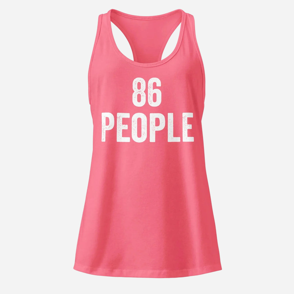 86 People Women’s Fitted Racerback Tank Top - Odd Chef