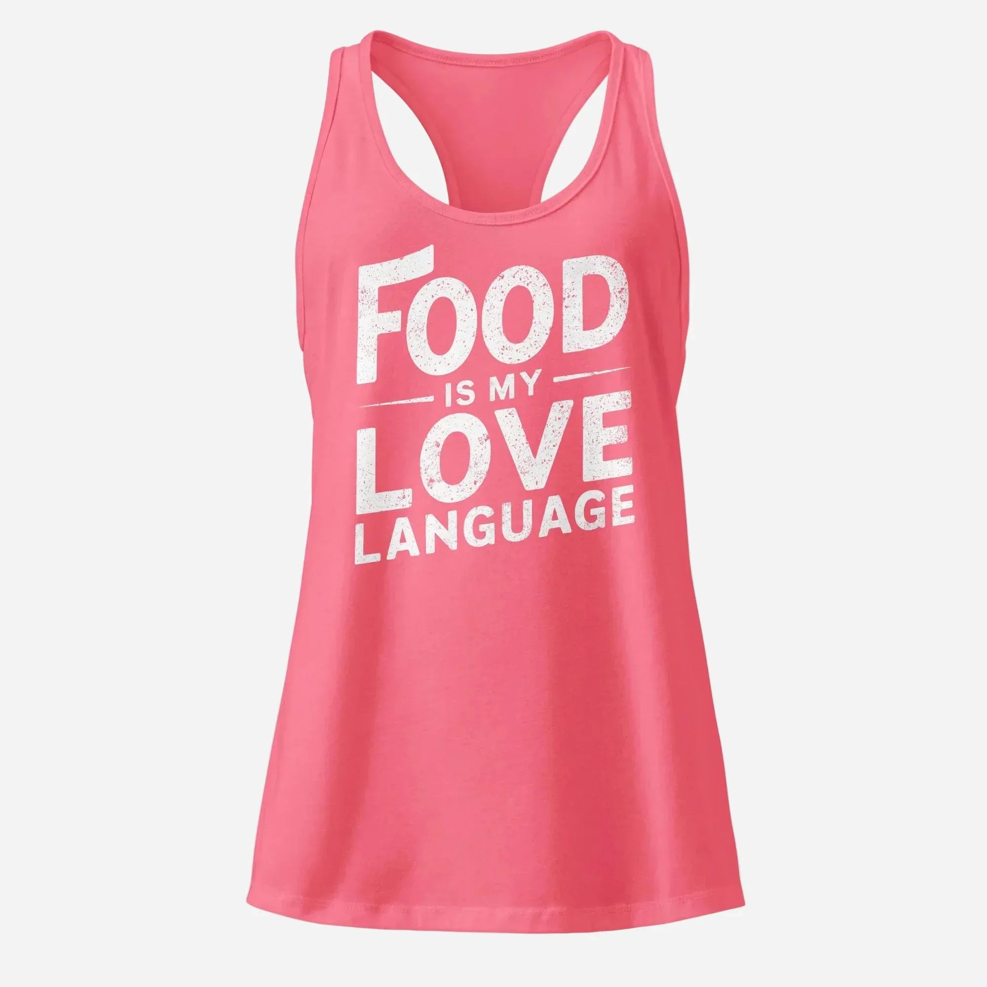 Food is my Love Language Women’s fitted racerback tank top - Odd Chef