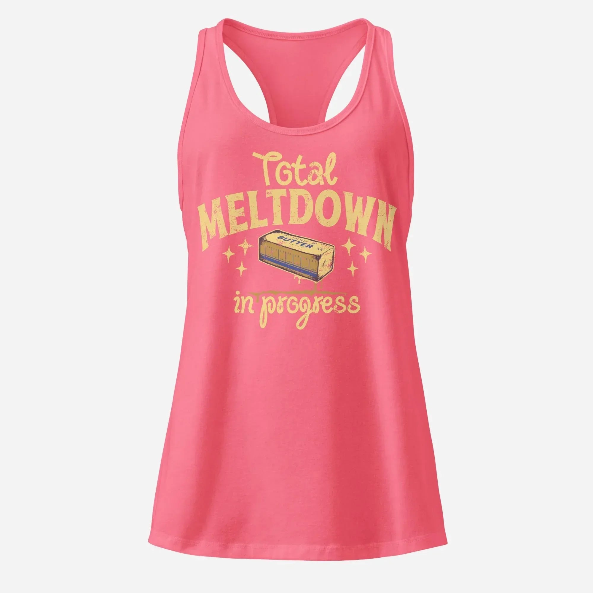 Total Meltdown Women’s fitted Racerback Tank Top - Odd Chef
