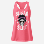 Sugar Slut Women’s Fitted Racerback Tank Top