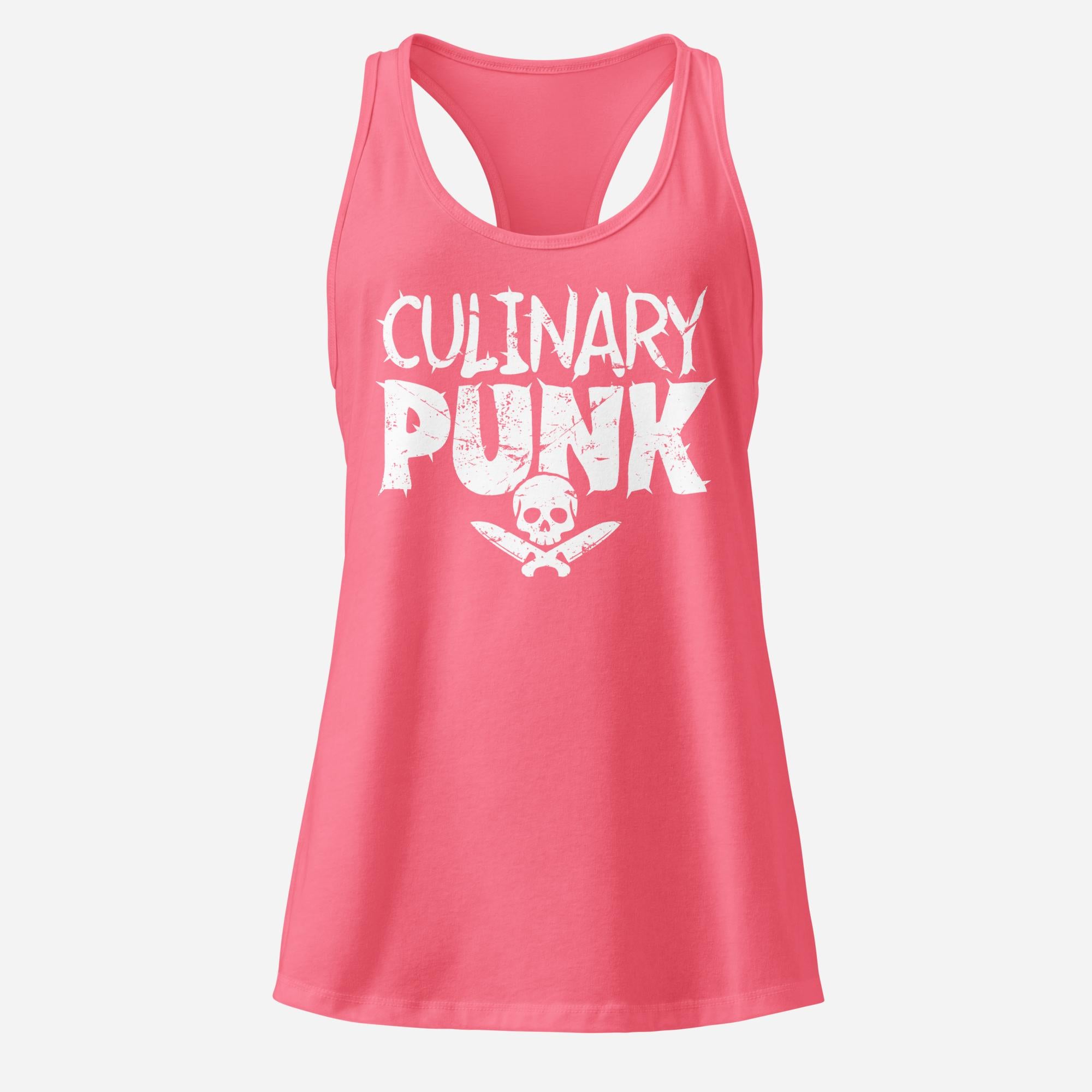 Culinary Punk Women’s Fitted Racerback Tank Top
