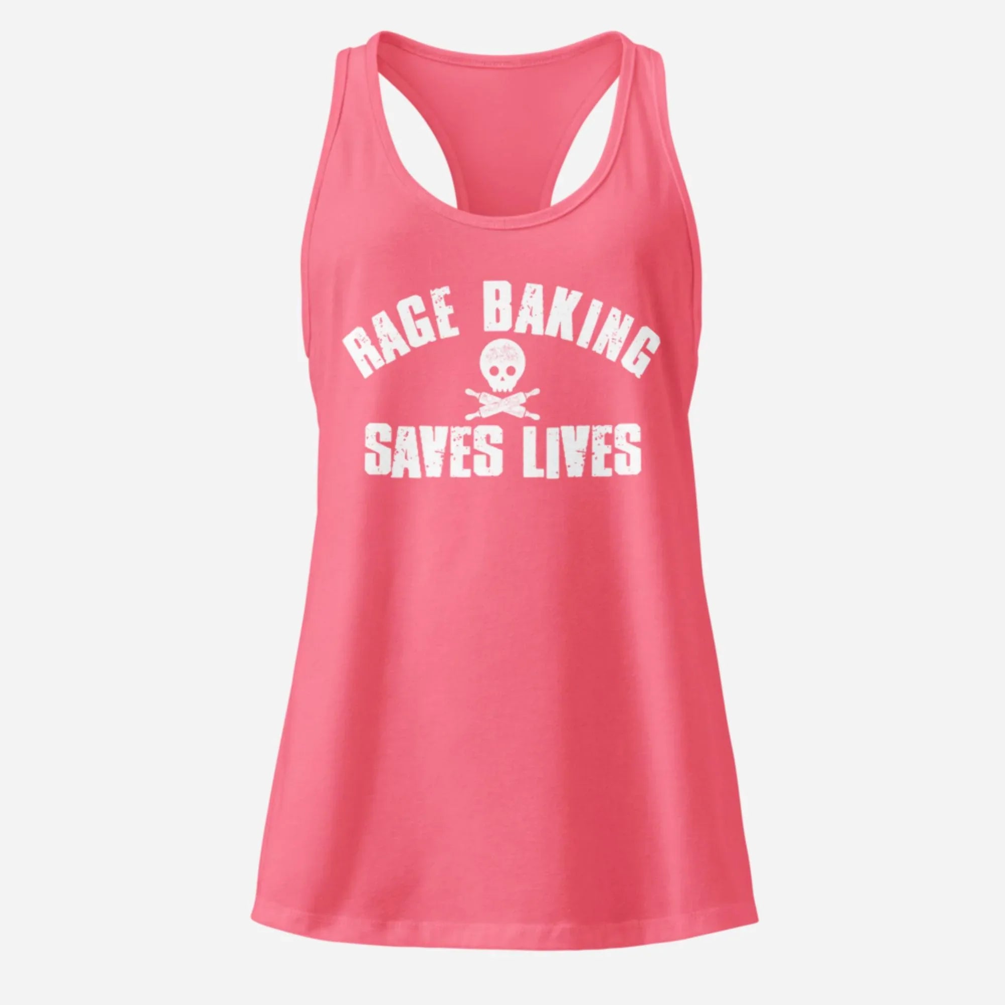 Rage Baking Women’s Fitted Racerback Tank Top