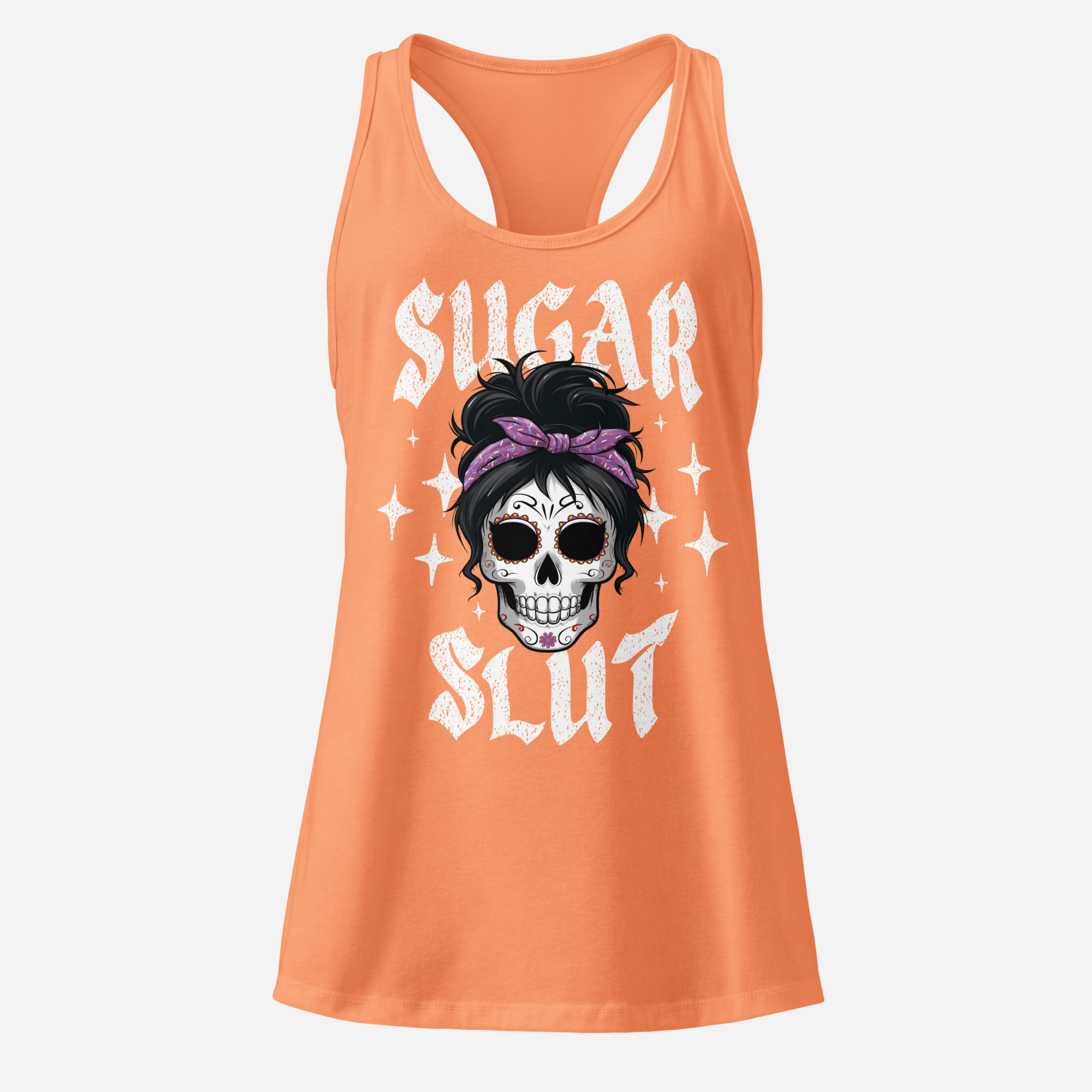 Sugar Slut Women’s Fitted Racerback Tank Top