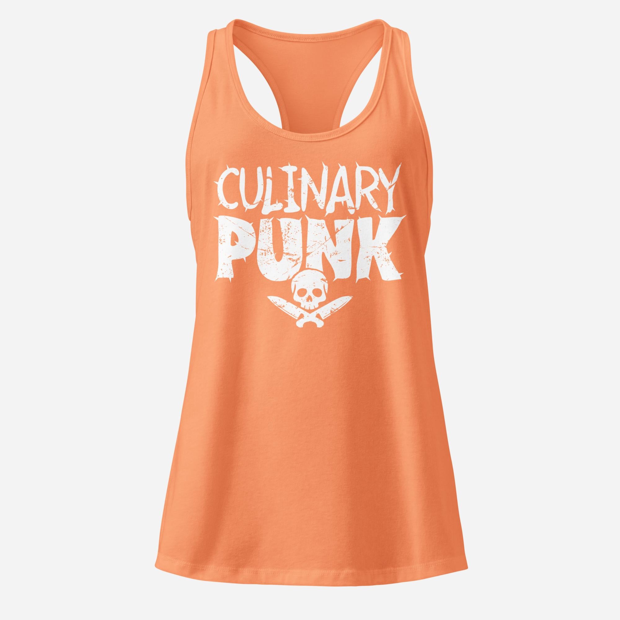 Culinary Punk Women’s Fitted Racerback Tank Top