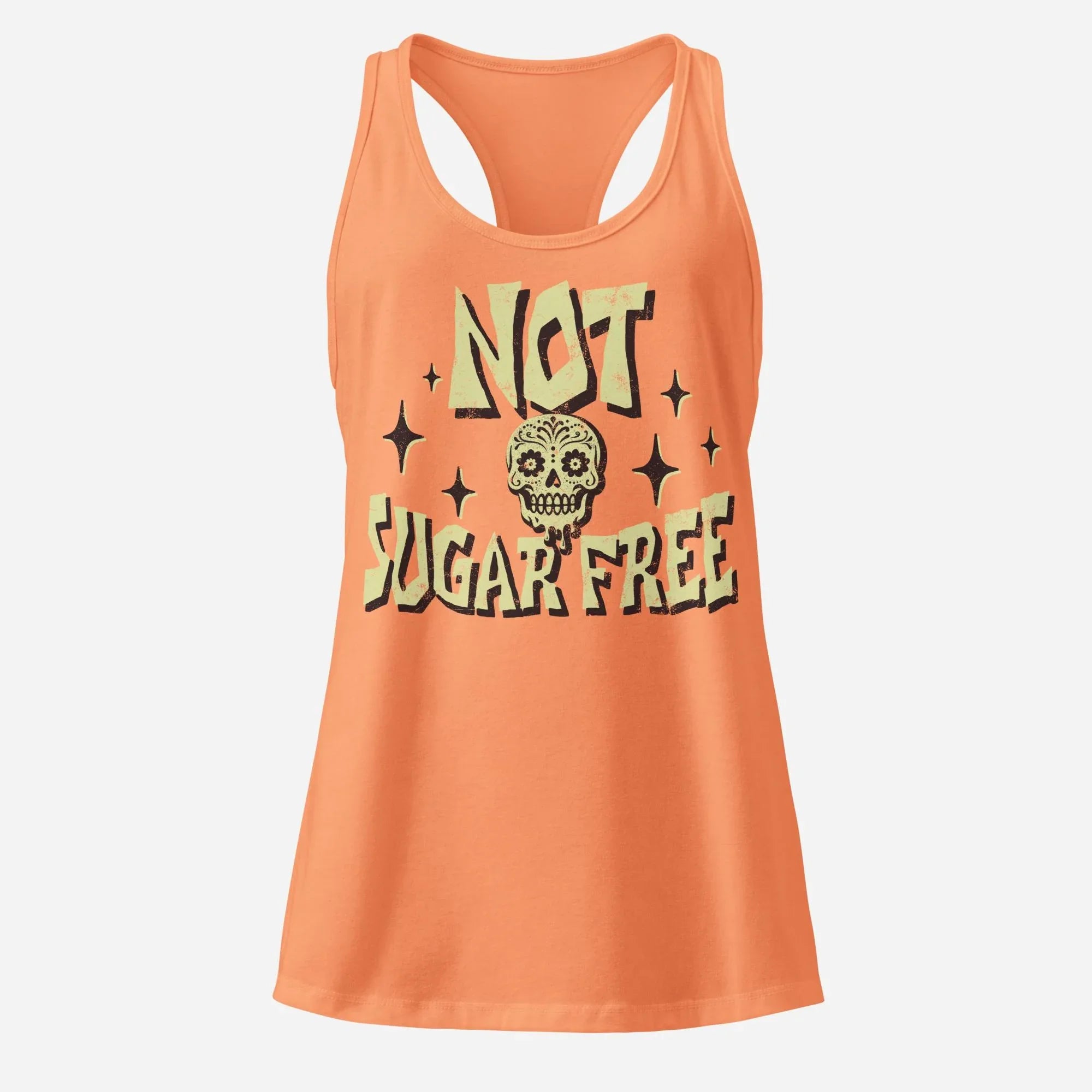 Not Sugar Free Women’s Fitted Racerback Tank Top