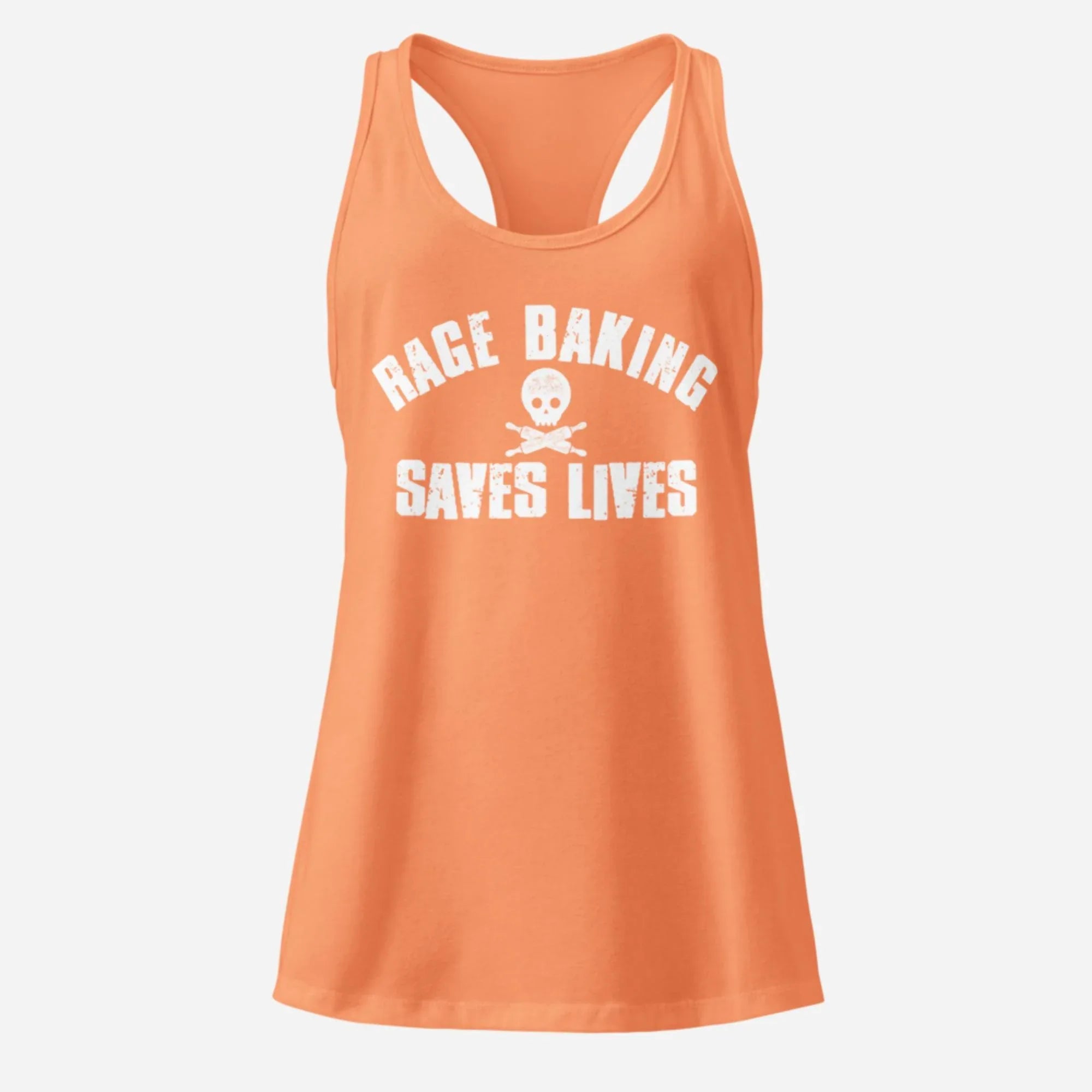 Rage Baking Women’s Fitted Racerback Tank Top