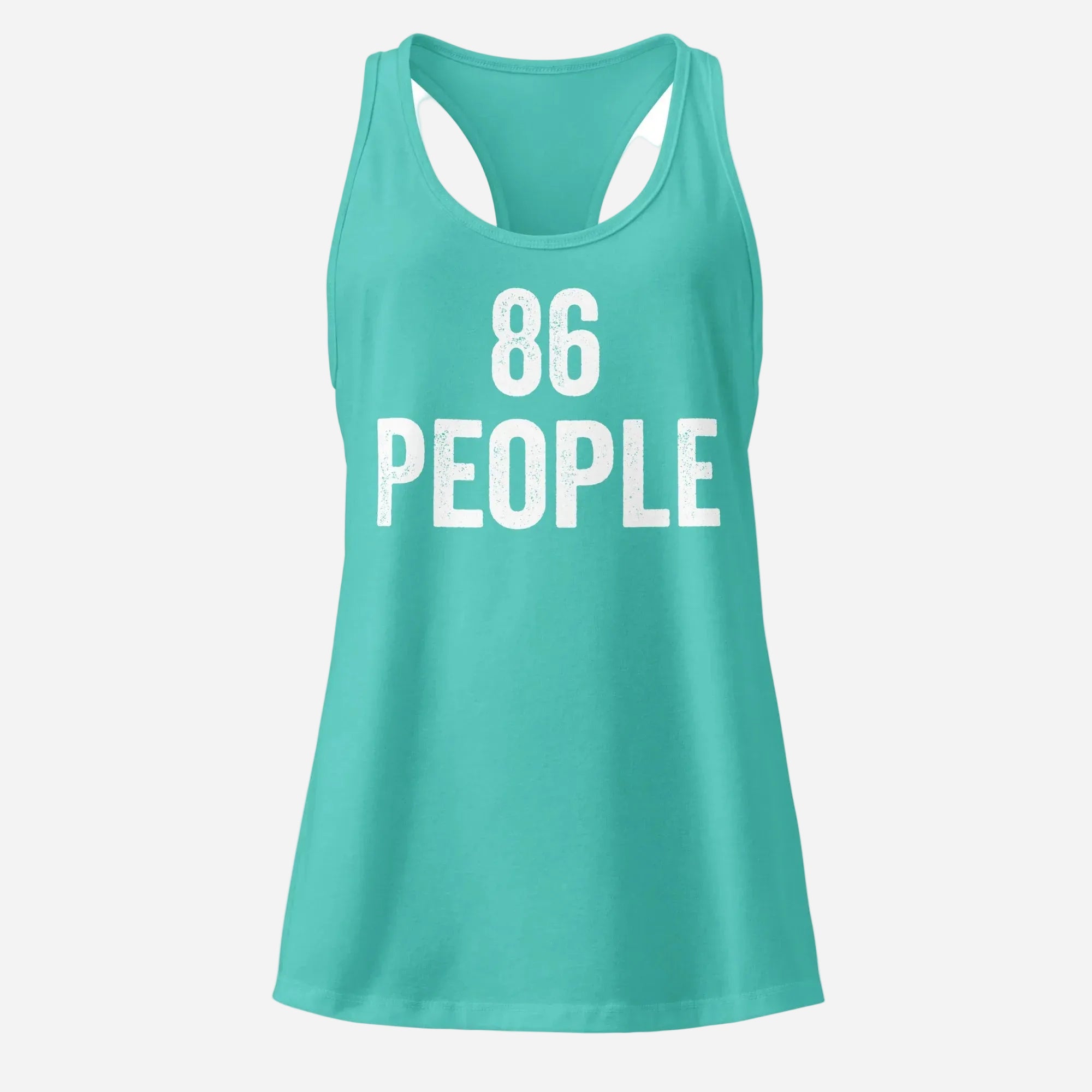 86 People Women’s Fitted Racerback Tank Top - Odd Chef
