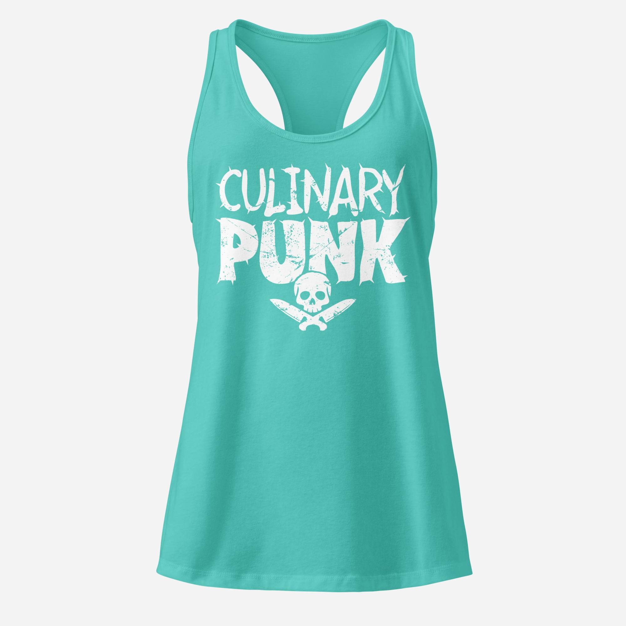 Culinary Punk Women’s Fitted Racerback Tank Top
