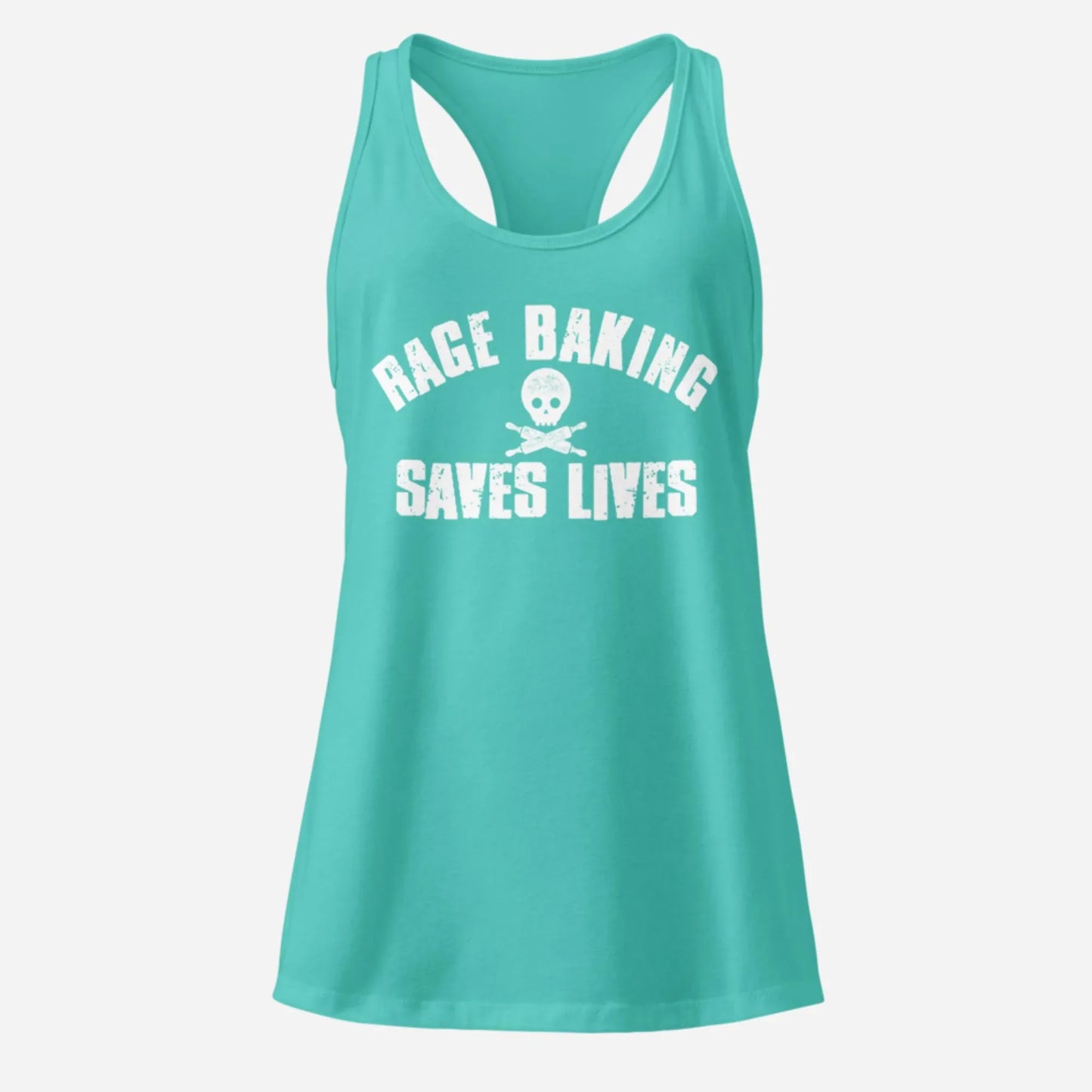 Rage Baking Women’s Fitted Racerback Tank Top
