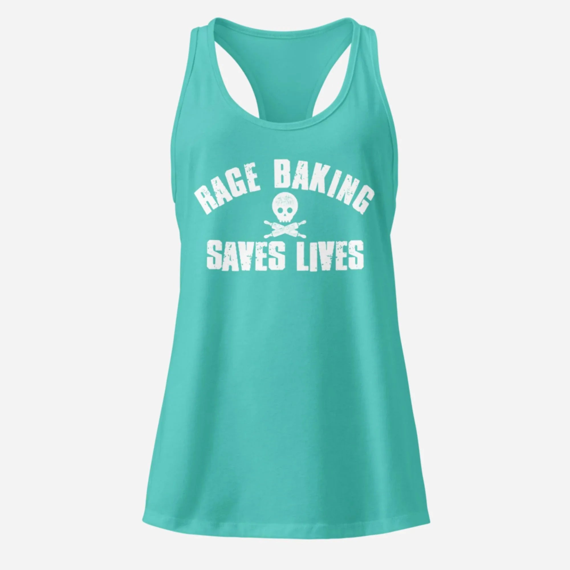 Rage Baking Women’s Fitted Racerback Tank Top