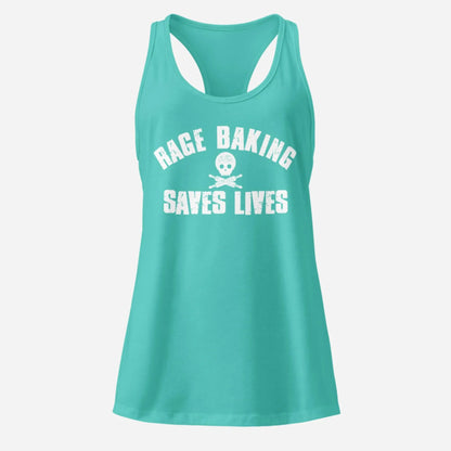 Rage Baking Women’s Fitted Racerback Tank Top