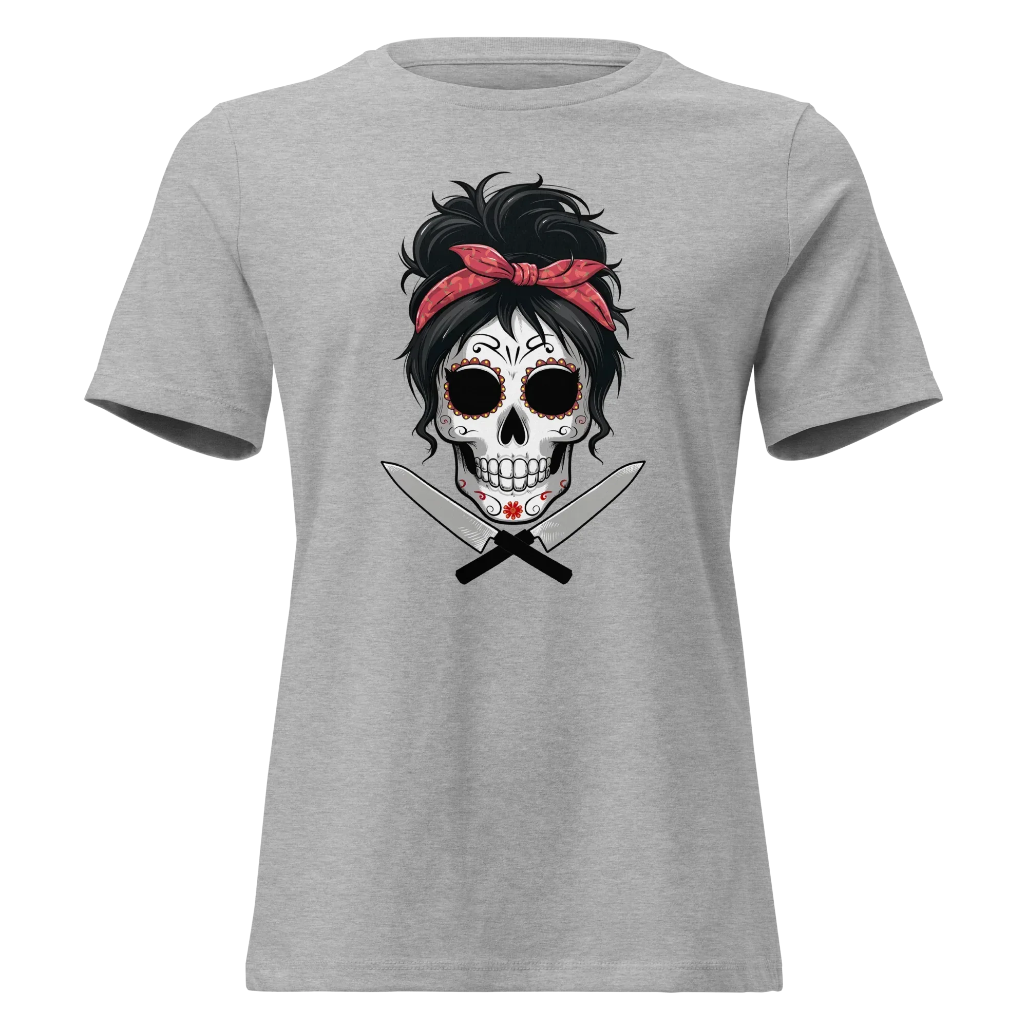 Sugar Skull Chef Women's Relaxed Tee - Odd Chef