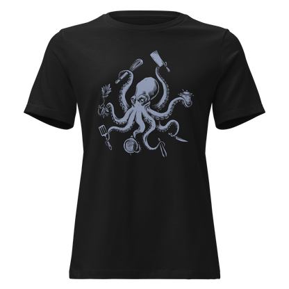 Octopus Chef Women's Relaxed T-Shirt