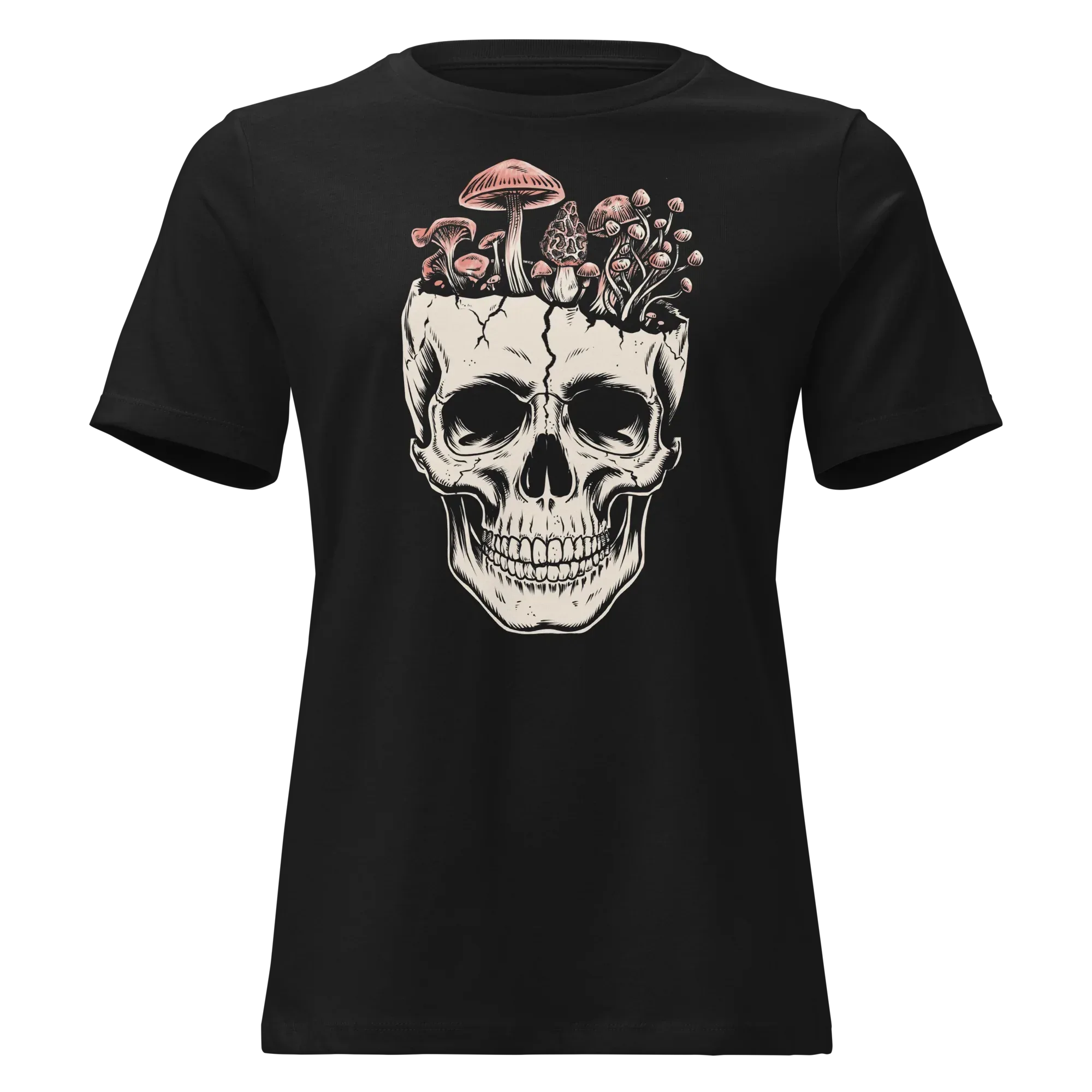 Mushroom Skull Women's Relaxed Tee - Odd Chef