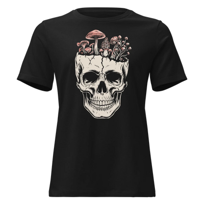 Mushroom Skull Women's Relaxed Tee - Odd Chef