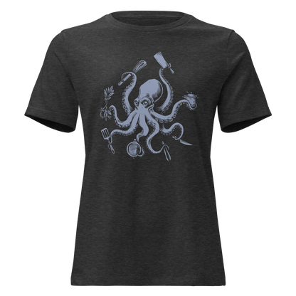 Octopus Chef Women's Relaxed T-Shirt