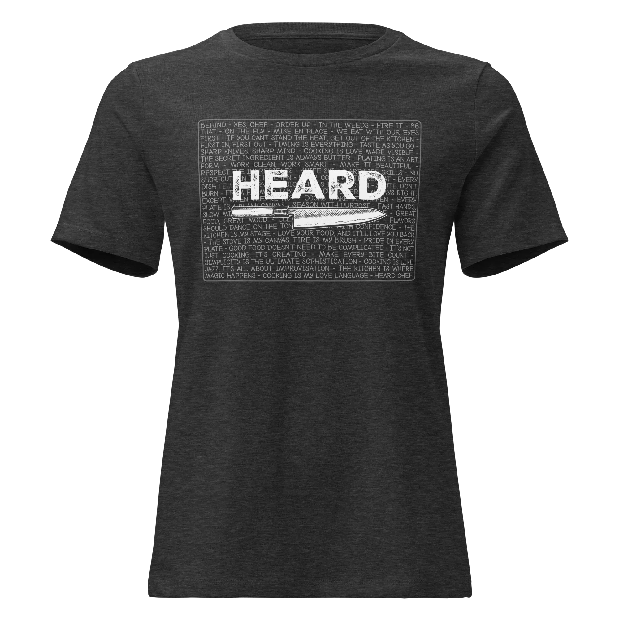 Heard Kitchen Phrase Women's Relaxed Tee - Odd Chef