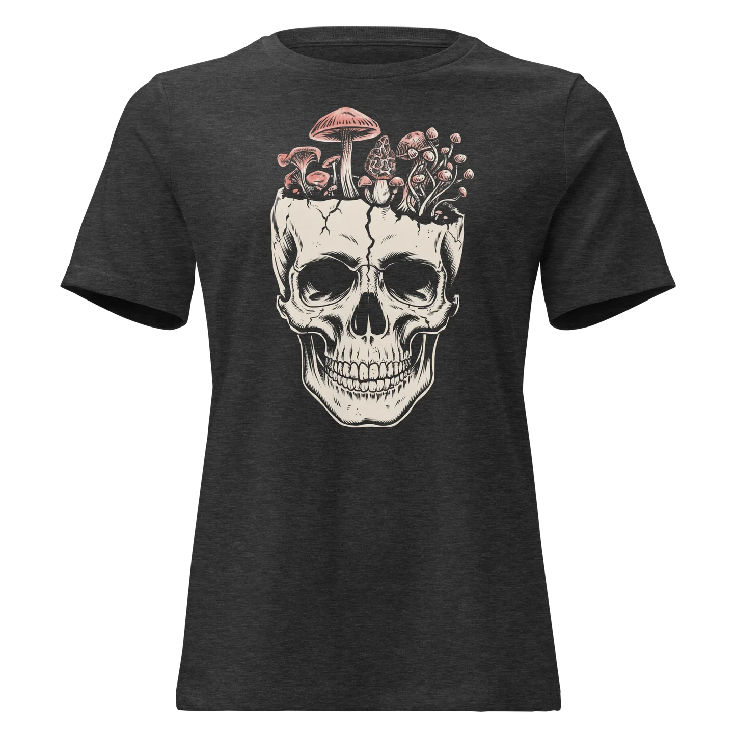 Mushroom Skull Women's Relaxed Tee - Odd Chef