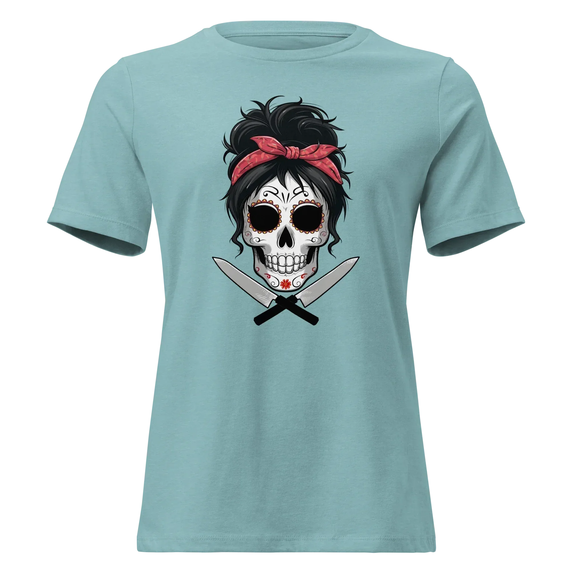 Sugar Skull Chef Women's Relaxed Tee - Odd Chef