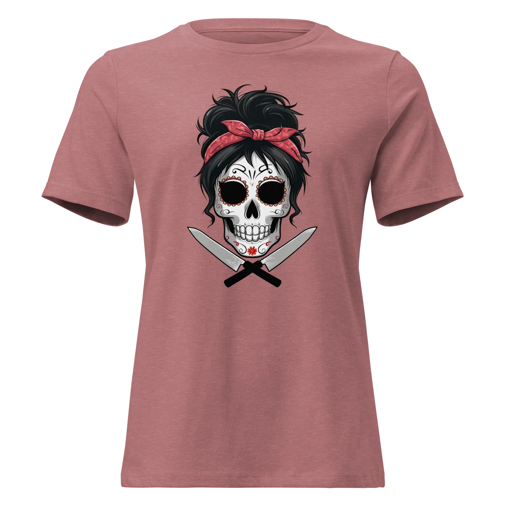 Sugar Skull Chef Women's Relaxed Tee - Odd Chef