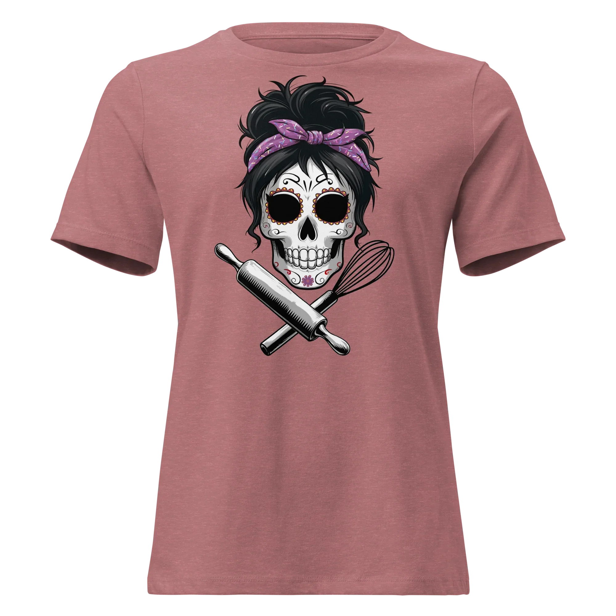 Sugar Skull Baker Women's Relaxed Tee - Odd Chef