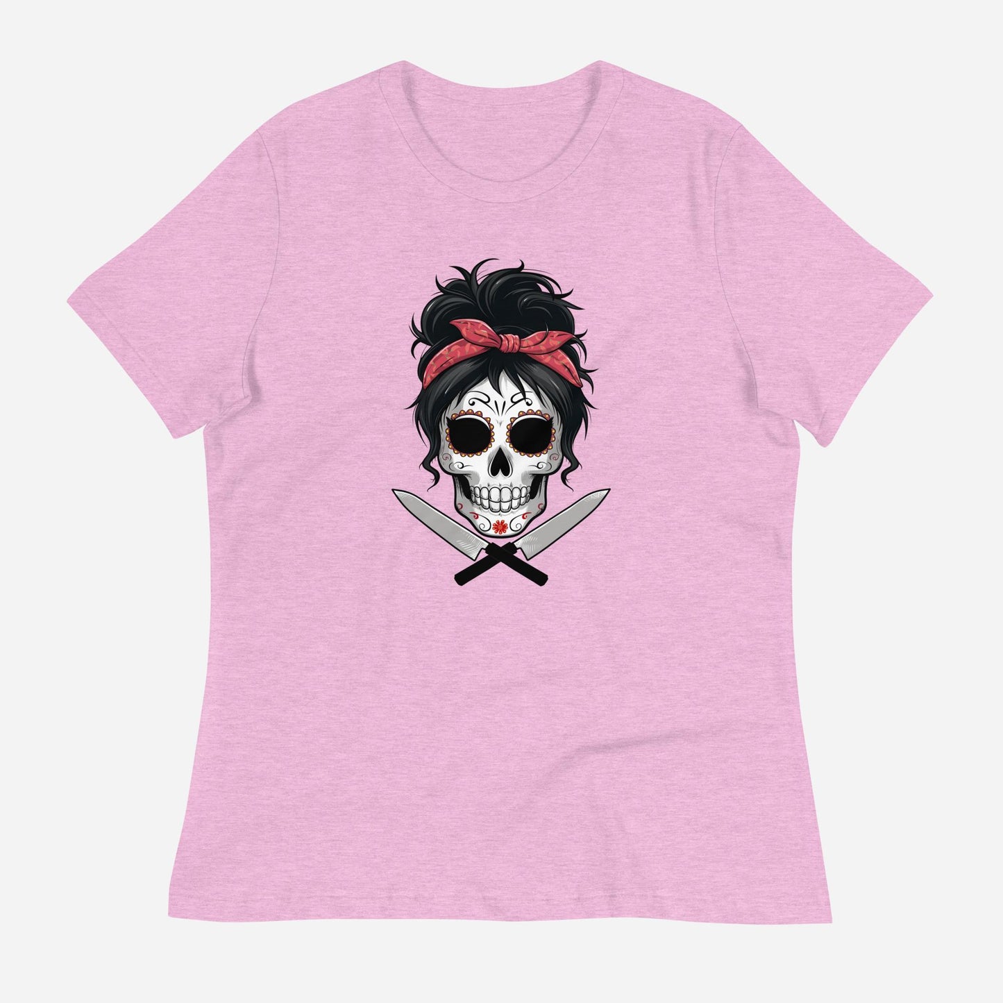 Sugar Skull Chef Women's Relaxed T-Shirt