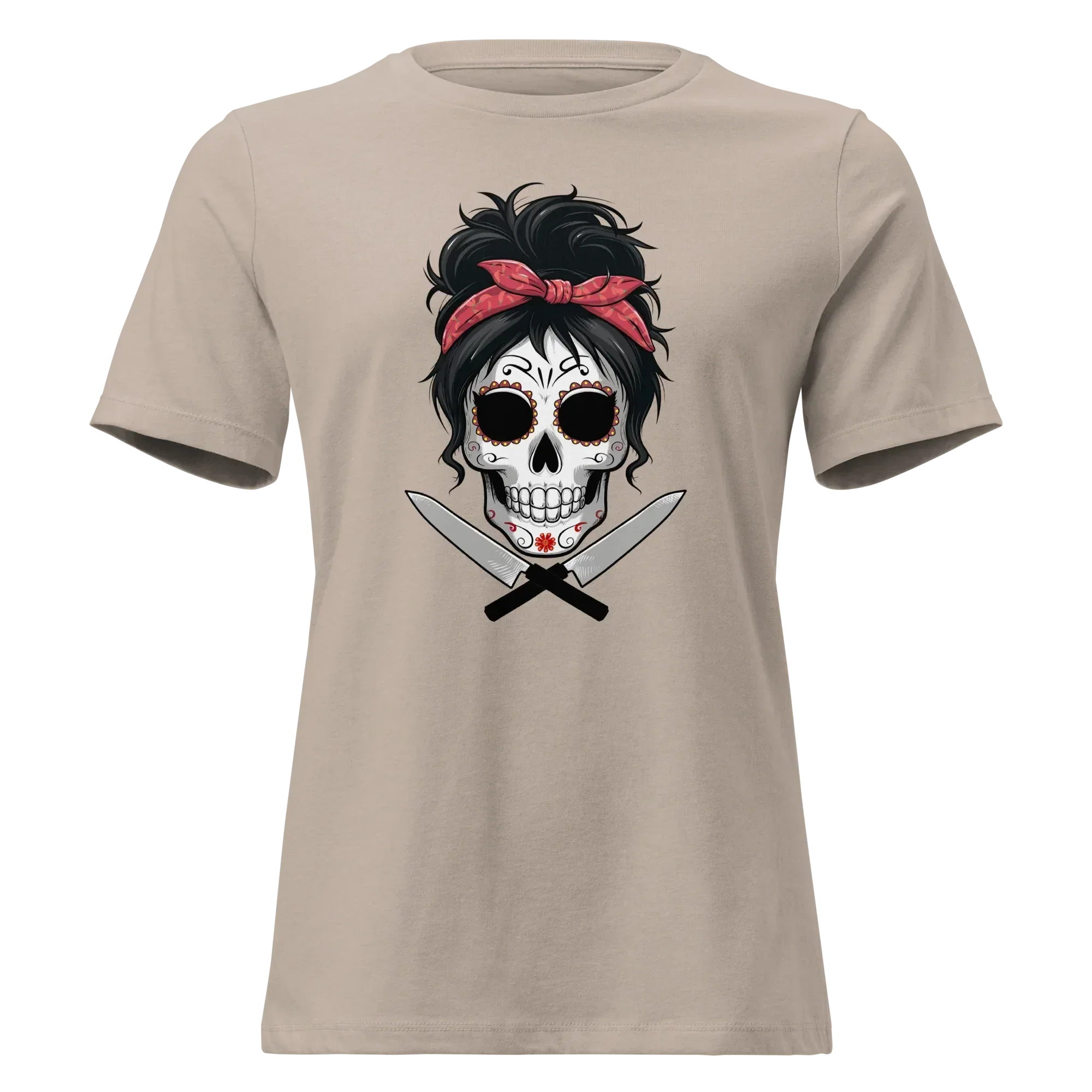 Sugar Skull Chef Women's Relaxed Tee - Odd Chef