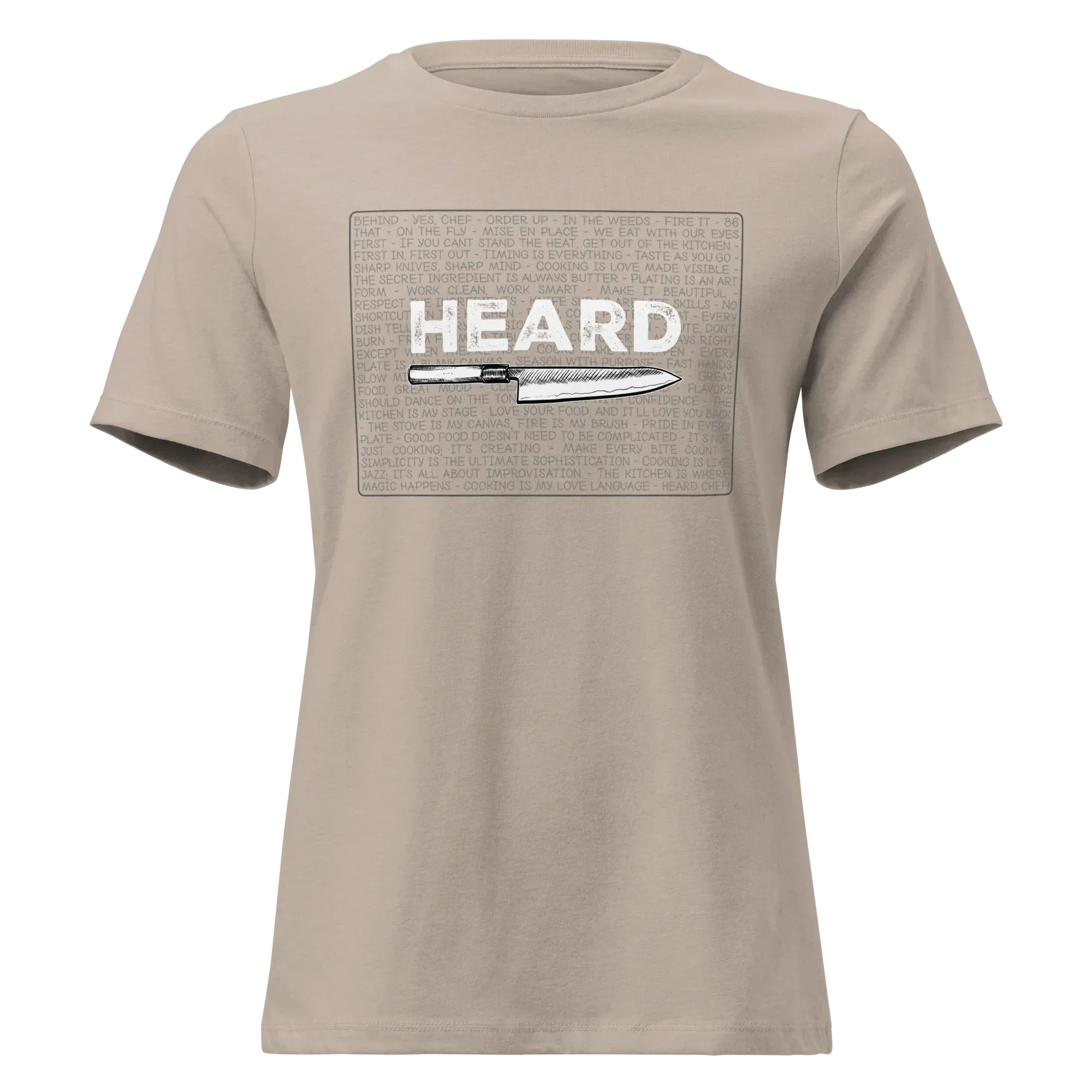 Heard Kitchen Phrase Women's Relaxed Tee - Odd Chef