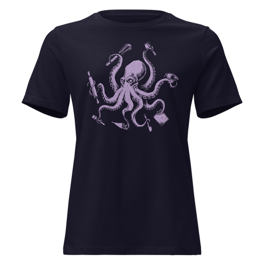 Baker Octopus Women's Relaxed T-Shirt