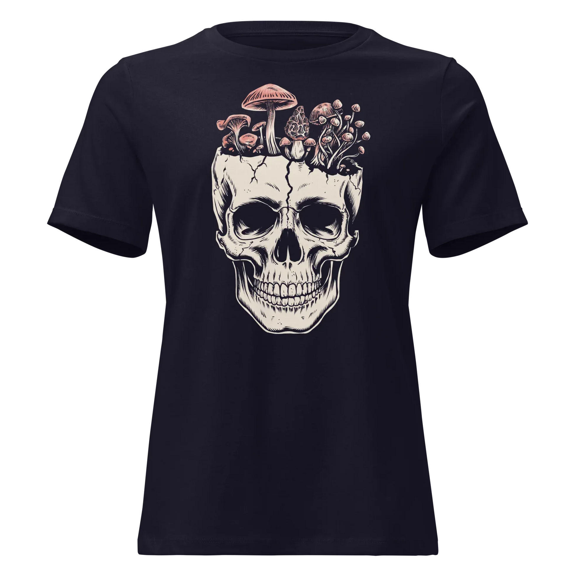 Mushroom Skull Women's Relaxed Tee - Odd Chef