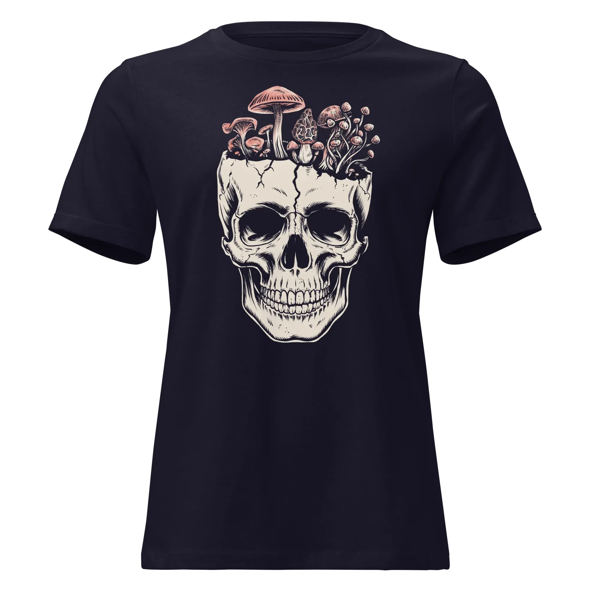 Mushroom Skull Women's Relaxed Tee - Odd Chef