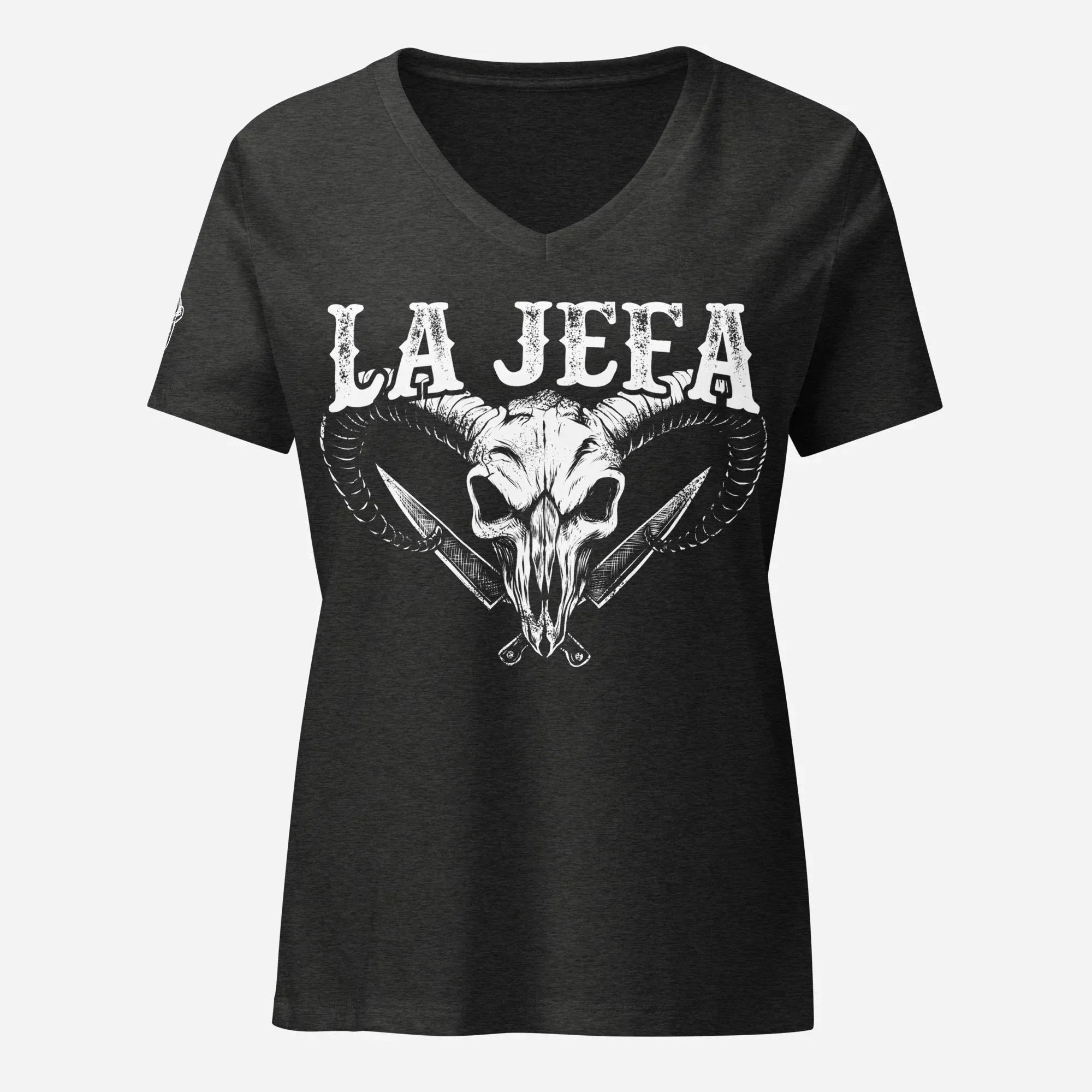 La Jefa Women’s relaxed V-neck Tee - Odd Chef