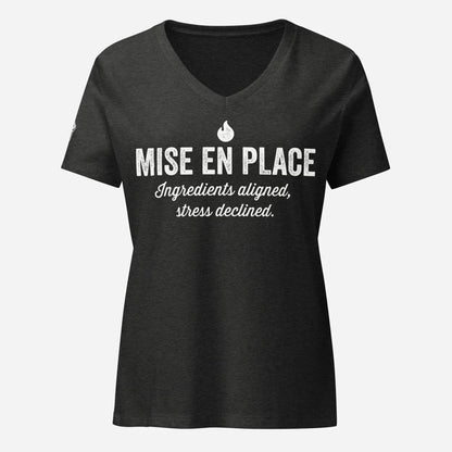 Mise En Place Women’s Relaxed V-neck Tee - Odd Chef