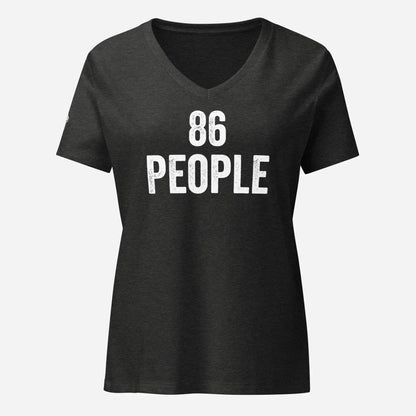 86 People Women’s Relaxed V-neck Tee - Odd Chef