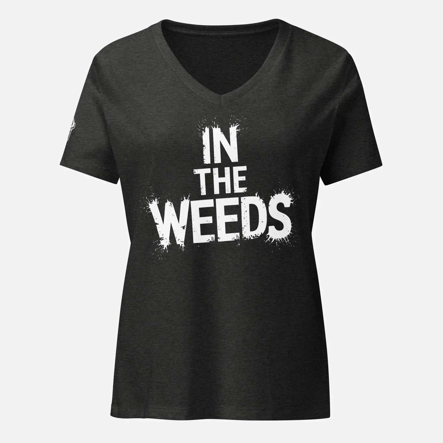 In The Weeds Women’s Relaxed V-neck Tee - Odd Chef