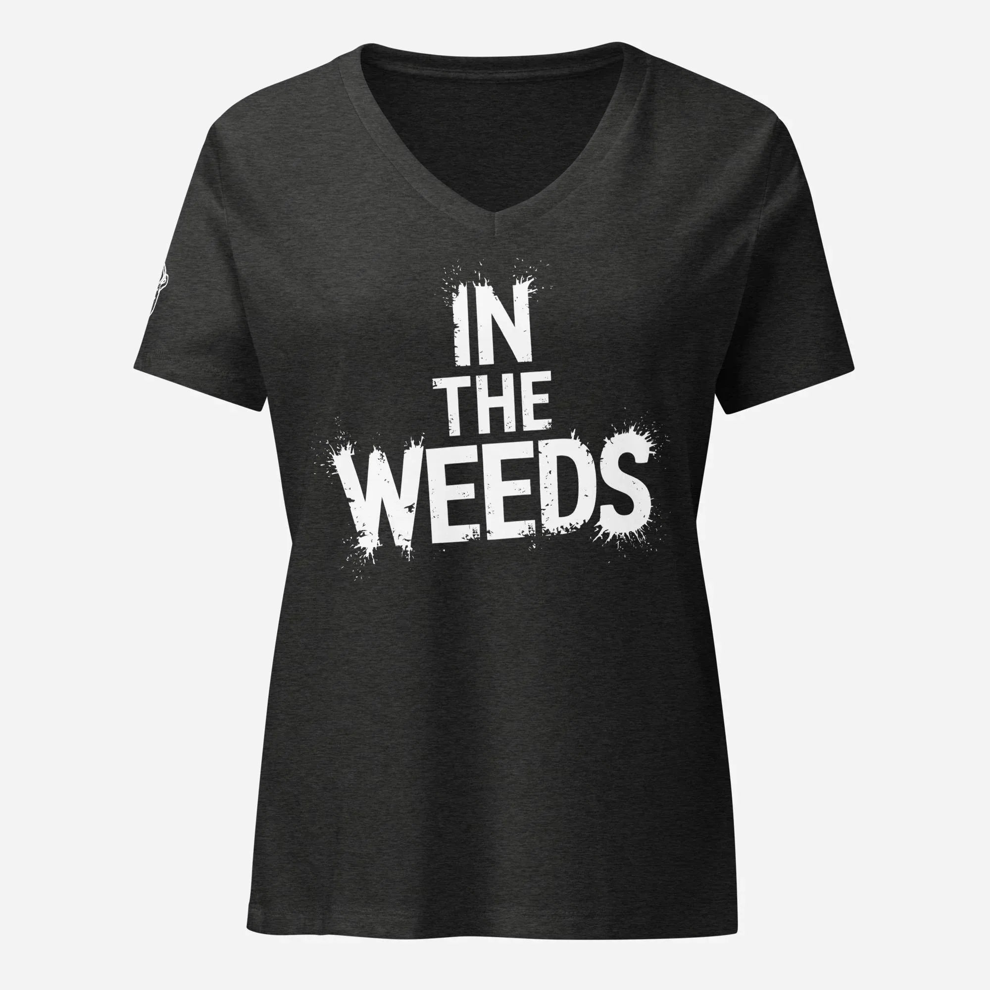 In The Weeds Women’s Relaxed V-neck Tee - Odd Chef