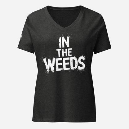 In The Weeds Women’s Relaxed V-neck Tee - Odd Chef